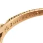 Vintage Buccellati Three-Stone Diamond 18K Gold Filigree Dome Ring 