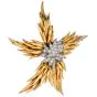 Tiffany & Co Jean Schlumberger Vintage Paris Flames 18K Diamond Brooch