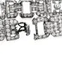 Antique 1930s Diamond Platinum Art Deco Link Bracele