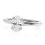 GIA Certified Classic 1.01 Oval Cut Diamond White Gold Solitaire Engagement Ring