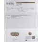 Natural No-Heat GIA 13.90cts Sapphire Diamond Platinum Gold Bangle Bracelet