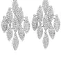 Estate 7.29ct Diamond White Gold Dangle Drop Chandelier Earrings