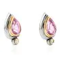 Sterle Paris Tourmaline Diamonds 18K  French Clip On Earrings AGL