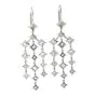 Estate 6.85ct. Asscher-Cut Diamond Gold Dangle Chandelier Drop Earrings
