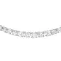 Vintage Classic 17.65cts Diamond Riviera 18k Gold Necklace