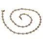 Stella J. Designer 8.30cts Diamond 18K Rose Gold 21" Halo Link Necklace 