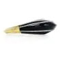 Retro Diamond Black Onyx 14K Gold Dome Bangle Bracelet-Dover Jewelry