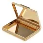 Vintage Retro Diamond Burma Ruby 14K Yellow Gold Compact Box