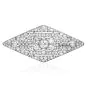 Black, Starr & Frost-Gorham Diamond Platinum Antique Deco Brooch Pin