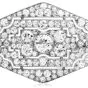 Black, Starr & Frost-Gorham Diamond Platinum Antique Deco Brooch Pin