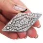 Black, Starr & Frost-Gorham Diamond Platinum Antique Deco Brooch Pin