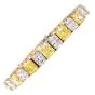  GIA Natural Fancy Yellow & White Diamond Tennis Bracelet-Dover Jewelry