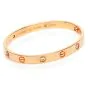 Cartier Love Diamond 18K Rose Gold Bangle Bracelet