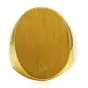 Tiffany Vintage Retro Signet 18K Yellow Gold Wide Men's signet Ring 