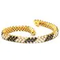 Vintage Retro Diamond Blue Sapphire 18K Yellow Gold Cluster Link Bracelet