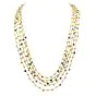 Marco Bicego Paradise Collection 18K Yellow Gold Multicolor Gemstone Five Row Chain Necklace