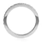 Estate Round Cut Diamond Platinum Eternity Wedding Band Ring