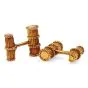 Tiffany Vintage Diamond 18K Gold Men cylinder Rope Cufflinks