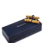 Tiffany Vintage Diamond 18K Gold Men cylinder Rope Cufflinks
