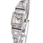 Vintage Hamilton Diamond Platinum Ladies Cocktail Watch