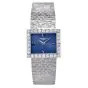 Patek Philippe Diamond Blue Dial  Gold  Ladies Watch