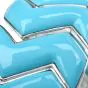 Vintage Pave Diamond Turquoise 18K White Gold Braided Cuff Bangle Bracelet