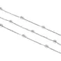 Cartier Love  Screws18K White Gold 46" Long Chain Necklace-Dover Jewelry
