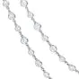 Cartier 11.00cts Diamond Platinum Diamond By The Yard Long Chain Necklace