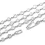 Cartier 11.00cts Diamond Platinum Diamond By The Yard Long Chain Necklace