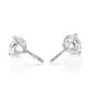 GIA 3.00cts Diamond 14K Gold Brilliant Round Stud Earrings-Dover Jewelry