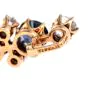 Tiffany & Co. 1900s Pink Blue Spinel Old Mine Diamond 18K Pin 
