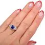 Kashmir AGL GIA No Heat Sapphire 2.53cts Diamond Platinum Ring