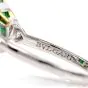 BVLGARI 4.86 carats GRS Emerald Diamond Platinum Engagement Ring |DoverJewelry|