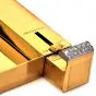 Vintage 14K Yellow Gold Diamond Sapphire Compact Box 115. grams