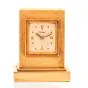 CARTIER Vintage 14K Gold Miniature Traveling Clock