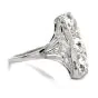 GIA Antique Old European Cut 3.40ct Diamond Platinum Ring l Antique Jewelry l Dover Jewelry 