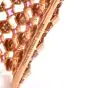 Estate Designer Paolo Costagli Sapphire Diamond 18K Pink Gold Wide Cuff Bracelet |Dover Jewelry|