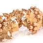 Vintage Buccellati 1960s 18K Gold Grape Leaf Link Statement Bracelet|Dover Jewelry|