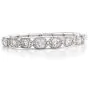  Antique Old European 10.50cts Diamond Platinum Bangle Bracelet|Dover Jewelry|