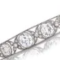  Antique Old European 10.50cts Diamond Platinum Bangle Bracelet|Dover Jewelry|