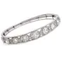  Antique Old European 10.50cts Diamond Platinum Bangle Bracelet|Dover Jewelry|