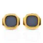  Patek Philippe Vintage Nautilus 18k Gold Balck-Gray Cufflinks 