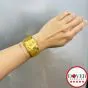 Vintage Diamond Gold  Engraved Bracelet Bracelet Omega Watch
