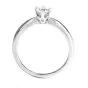 Classic European Diamond Platinum Engagement Ring