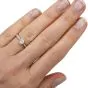 Classic European Diamond Platinum Engagement Ring