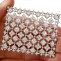 Vintage Diamond Window of Snowflakes Platinum Brooch