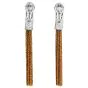 Yuri Ichihashi 3.25ct Diamond 18K Yellow Gold Platinum Woven Tassel Earrings