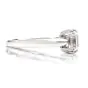 dover jewelry GIA 1.14 Emerald-Cut Diamond I-VS1 Solitaire Engagement Gold Ring