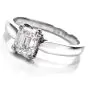 dover jewelry GIA 1.14 Emerald-Cut Diamond I-VS1 Solitaire Engagement Gold Ring