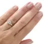 GIA 1.14 Emerald-Cut Diamond I-VS1 Solitaire Engagement Gold Ring